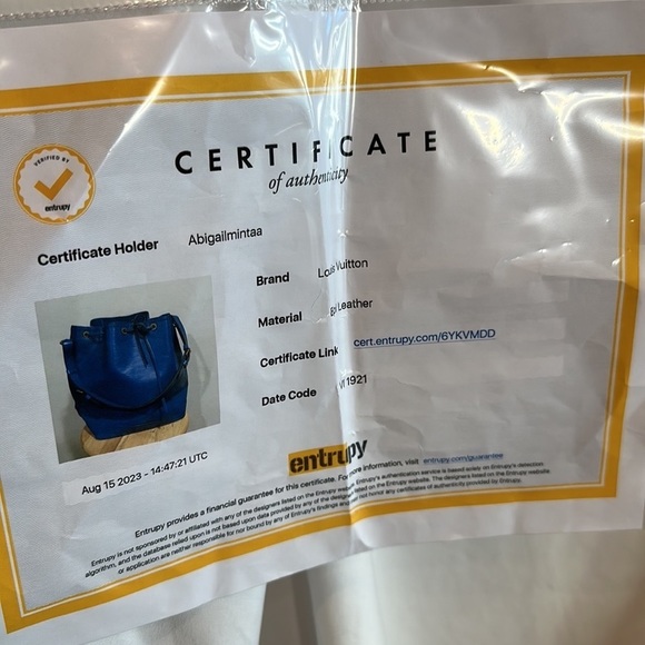 Authentic Vintage Louis Vuitton Noe GM Monogram Bucket Bag - Picture 7 of 13